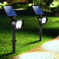 thumbnail image 4 of Foco de paisaje solar con sensor de movimiento LED, máx. 650 lm IP67, impermeable, luz de jardín al aire libre, foco solar inalámbrico para jardín, patio, entrada de entrada, blanco frío JAMW Sencillez, 4 of 5