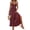 Hot Pink, variant on Women's Boho Striped Print Halter Neck Backless Tie Waist Split Maxi Dress Summer Beach Vacation Sundress