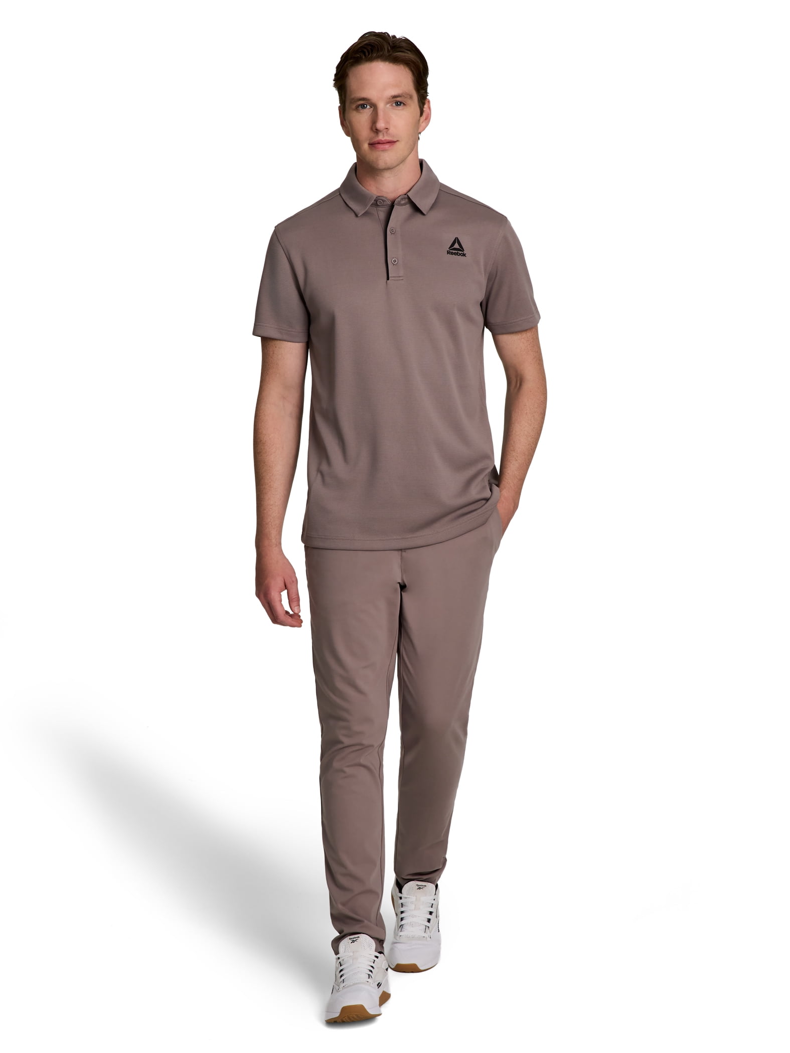 Reebok Men's and Big Men's Performance Polo Shirt, Sizes XS-5XL