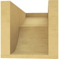 thumbnail image 4 of 6"W x 12"D x 6"H Wide Crestline Rough Cedar Woodgrain TimberThane Corbel, Primed Tan, 4 of 6