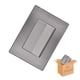 thumbnail image 1 of Placa Armada 1 Apagador Sencillo Plata 45pz, 1 of 3