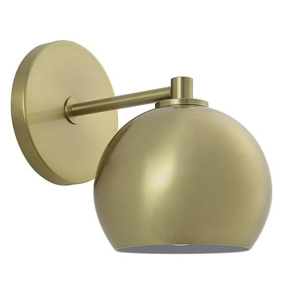 Renwil Mattia 7.5" Burnished Brass 1-Light Wall Sconce