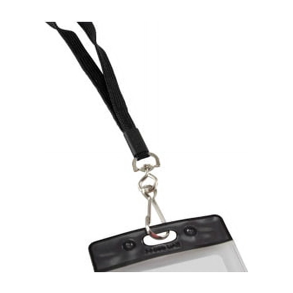 SICURIX Breakaway Lanyard, 36", Black, Box of 12