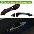 thumbnail image 3 of Cubierta de manija de puerta exterior trim delantera izquierda, delantera derecha, trasera izquierda, trasera derecha para Kia K5 LX LXS GT-Line EX GT 2020-2025 Negro brillante, 3 of 7