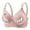 Pink, variant on Xunlbb Womens Bras No Underwire Plus Size Woman's Lace Flower Gathered Together Large Size Daily Bra Underwear No Rims(Wine,XXL) Under $5