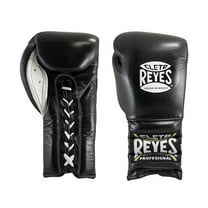 Cleto Reyes Training Gloves with Laces for Men and Women (18oz., Black)