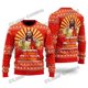 thumbnail image 3 of Suéter navideño feo con estampado 3D de Jiu Jitsu con Jesús te respalda para hombres y mujeres, suéter de punto cálido e informal para invierno MY20, 3 of 5