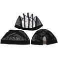 thumbnail image 5 of Black Wig Cap for Hair Care with 3Pcs Elastic Mesh Nets, 5 of 5