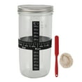 thumbnail image 2 of Sourdough Bread Making Supplies, Sourdough Bread Starter Kit Easy To Use Glass 34oz Versatile With  Band For Kitchen, 2 of 8