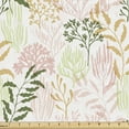 thumbnail image 1 of Botanical Sofa Upholstery Fabric by the Yard, Soft Pastel Colored Sea Ocean Marine Nautical Plants Seaweeds Composition, Decorative Fabric for DIY and Home Accents, White Multicolor by Ambesonne, 1 of 5
