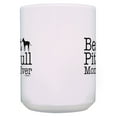 thumbnail image 3 of ThisWear Pitbull Dog Mom Gifts Best Pitbull Mom Ever Dog Mother Gifts 15oz Coffee Mug, 3 of 4