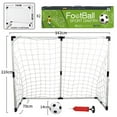 thumbnail image 2 of de portería de fútbol para deportivos Juguetes para interiore exteriores el ejercicio hijos para Niñas a de 3 , 143x70x110cm Largo 143x70x110cm Hugo Entrenador de patadas, 2 of 10