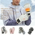 thumbnail image 7 of Steadline Rechargeable Heated Gloves for Winter,Lithium Battery Powered Warming Gloves with 3 Heat Settings,Touchscreen Compatible for Motorcycle Riding,Skiing and Outdoor Activities(Black), 7 of 7