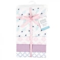 thumbnail image 2 of Hudson Baby Infant Girl Cotton Flannel Receiving Blankets, Peacock, One Size, 2 of 2
