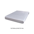 thumbnail image 3 of MTBLYS 150X200 Silk Fitted Sheet Ice Silk Bed Sheet Washed Mattress Cover Elastic Deep Pocket Polyester 78.74X59.05 Inch Stretch Fitted Sheet for All Night Security, 3 of 6