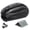 Black, variant on Electric punch tool with 2,000 staples and a stapler remover, capable of handling 25 sheets of paper. Equipped with an AC power adapter or battery-powered functionality, but no battery included.