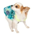 thumbnail image 4 of Justice Pet Polyester Floral Ruched Dog Tank Dress, Blue, L, 4 of 6