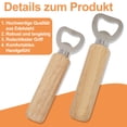 thumbnail image 3 of Abridor de botellas de madera personalizado con grabado abridor de cerveza regalo para hombres papá abuelo día del padre navidad, 3 of 7