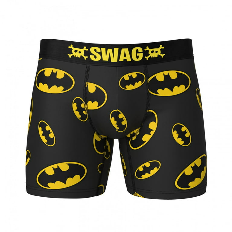 DC Justice League 3-Pair Pack of Swag Boxer Briefs-Small (28-30