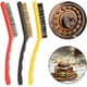 thumbnail image 5 of Whataatahia 6 cepillos de alambre (acero inoxidable, latón y nailon) para limpiar escorias de soldadura y óxido, cepillos de alambre, cepillos para quitar óxido, 5 of 5