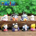 thumbnail image 2 of Figuras de acción de One Piece Cos Cat Series 3, 8 unidades, Wano Country, Jinbe, Yamato, Kaido, Luffy, modelo de muñeca, adornos de escritorio, 2 of 5