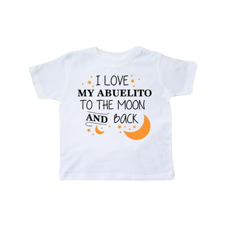 

Inktastic I Love My Abuelito To The Moon and Back Gift Toddler Boy or Toddler Girl T-Shirt