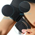 thumbnail image 2 of Seitruly Hombres Hombro Brace Fitness Ejercicio Antideslizante Manga de compresión ajustable Home Muscle Support Protector Guard Sports Gear Protección de la piel Negro Azul L Tipo 2 Seitruly CE014880-04, 2 of 6