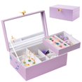 thumbnail image 1 of Caja Musical para Joyas, Estuche Organizdor Bailarina de Almacenaje de Joyerías de Niñas y Chicas Ballerina Music Jewelry Boxes Storage (Morado), 1 of 8