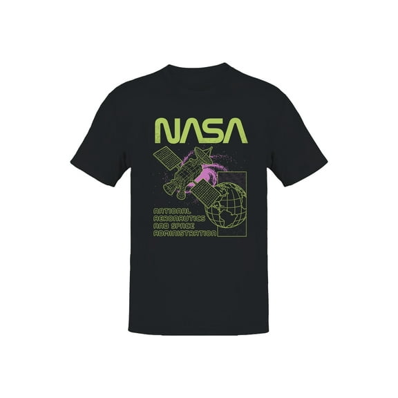 Officially Licensed NASA Space Satellite Graphic Men's T-shirt