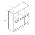 thumbnail image 2 of Furinno 99940DWN Bibliothèque de Base 3x2 avec Bacs, Noyer Foncé, 2 of 4