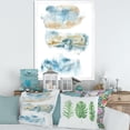 thumbnail image 3 of Designart 'Abstract Of Clouds Dark Blue Colored II' Modern Framed Art Print, 3 of 4