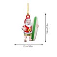 thumbnail image 3 of Decoraciones de Árbol de Navidad Colgante de Decoración de Fiesta de Vacaciones, 10x10cm Acrílico Lindo Formas Ornamentos para Corona de Árbol Chimenea Puerta Pared Escalera Barandilla Luces Del Árbol, 3 of 3