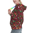 thumbnail image 2 of Haiem Dinosaur Christmas for Women's Fashion Hoodies & Sweatshirts with Kangaroo Pocket,Hooded Sweatshirt with Eye-catching Drawstrings-Medium, 2 of 7