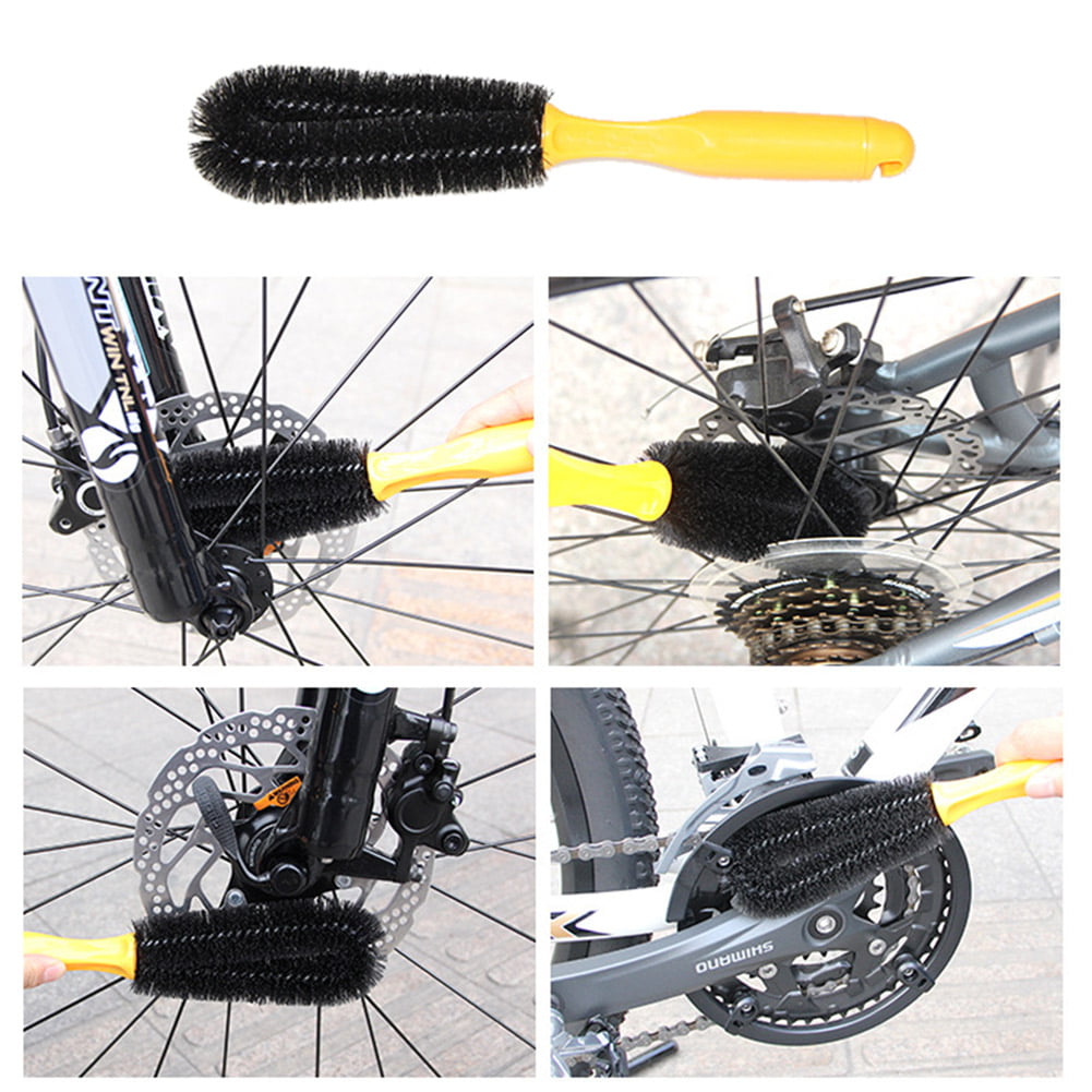 6pcs Professional MTB road bike Cleaning Outils Tire Chain PAC Cleaner Brush 