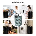 thumbnail image 5 of Sikiie PUG HEAD And Flower Square Laundry Bag Large Collapsible Dirty Clothes Bags With Handles Waterproof Essentials Storage For College Dorm, Family, 5 of 5
