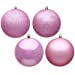 thumbnail image 3 of Vickerman N591079A 4 in. Pink 4 Finish Assorted Color Christmas Ornament Ball - 12 per Box, 3 of 3