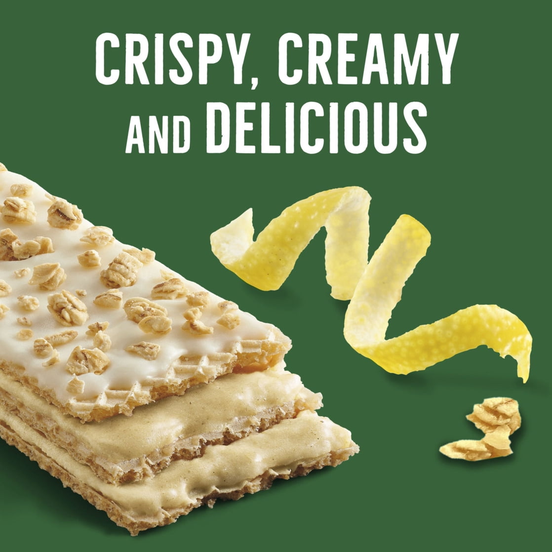 (6 pack) Nature Valley Lemon Crispy Creamy Whole Grain Waffer Bars, 5 Bars, 6.5oz, Cardboard Box