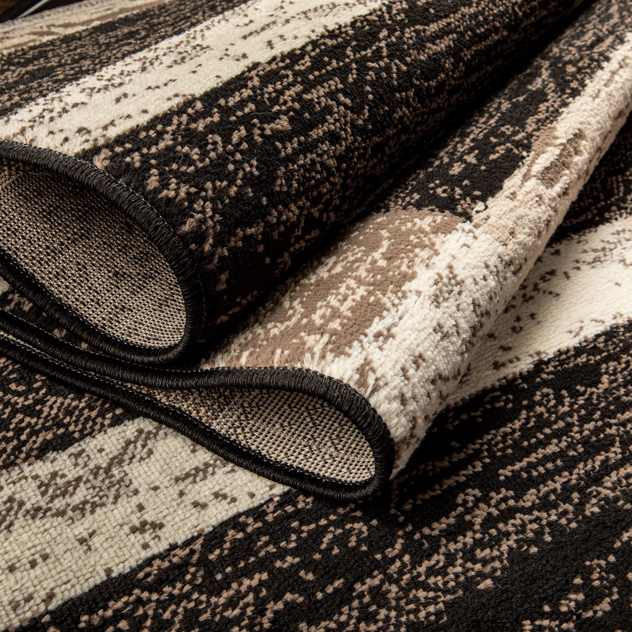 BNM Rockwood Area Rug or Runner, 2' x 3', Chocolate