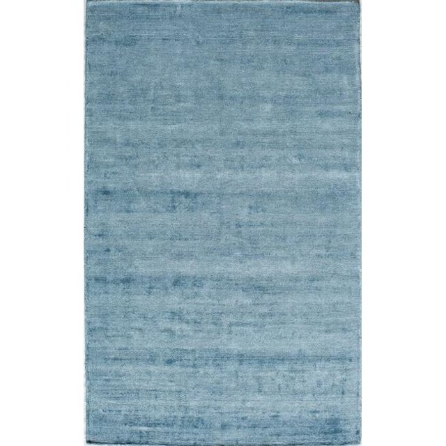 Rugs America 25277 Kendall Blue Lagoon Rectangle Solid Rug, 2 x 3 ft.
