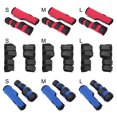 thumbnail image 2 of Baohd 2 Pieces Pet Leg Protectors Recovery Adjustable Knee Pads Support Protection Stability Licking-proof Wraps Small Medium Blue L, 2 of 6