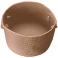thumbnail image 3 of WL45A014X010 Bristol - Mocha 14"x14"x10" Basket, 75% Polypropylene/25% Wool - Round., 3 of 6