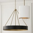 thumbnail image 7 of Capital Lighting 453041 Weller 4 Light 28" Wide Ring Chandelier - Brass, 7 of 7