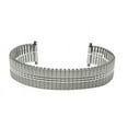 thumbnail image 3 of Bandini Bracelet de Montre Extensible en Acier Inoxydable Ton Argent 14 mm pour Femmes, Extrémité Droite, Bracelet de Montre à Expansion en Métal, Sans Boucle, 3 of 7