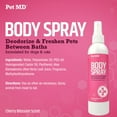 thumbnail image 4 of Pet MD Body Spray for Dogs & Cats, Deodorizing Dog Perfume Reduces Static & Eliminates Odor- Long-Lasting Pet Cologne Spray for Dogs- Cherry Blossom, 4 of 9