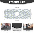 thumbnail image 2 of Kdxio Tennis Rackets And Balls Pattern Non-Slip Diatom Mud Faucet Drain Pad,Self Absorbent Mat for Kitchen Sink for Variety Kitchen & Bathroom Countertops, 2 of 7
