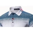 thumbnail image 4 of Playera Polo Hombre Slim Fit Manga Corta Moda Casual Lunares, 4 of 8