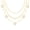 Gold-A, variant on Gold Layered Necklace for Women - 3Pcs 18K Gold Plated Floral Necklaces, Stainless Steel Stackable Cuban Link Chain Non Tarnish Trendy Jewelry, Herringbone Chokers Christmas Birthday Gifts for Her
