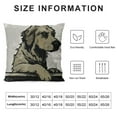 thumbnail image 5 of JEUXUS Throw Pillow Cushion Watercolor Mom Cases Dog Lover Gift Pillows Nursery Decor Modern Linen Throw Pillow for Sofa Chair Car, 5 of 5