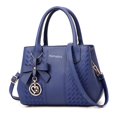 thumbnail image 5 of Bolso de mujer con textura de lazo en el hombro inclinado y gran capacidad con hilo de bordar, 5 of 5