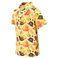 thumbnail image 2 of Boys Pumpkin Turkey Print Thanksgiving Collared Polo T Shirt (12Y, Orange), 2 of 5
